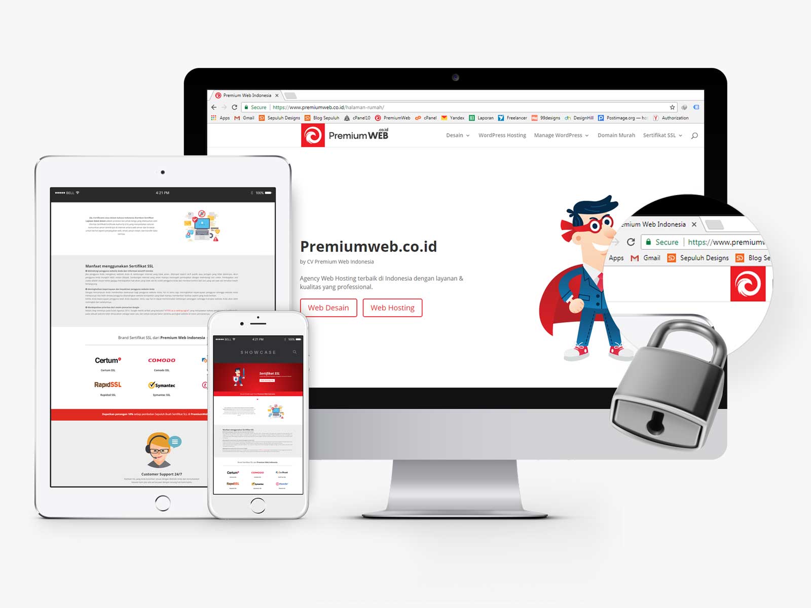 Sertifikat SSL Murah Premium Web Indonesia